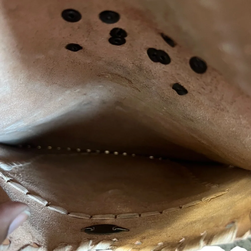 NWOT ONE OF A KIND LEATHER BACKPACK, BAG BROWN‎ AND TAN